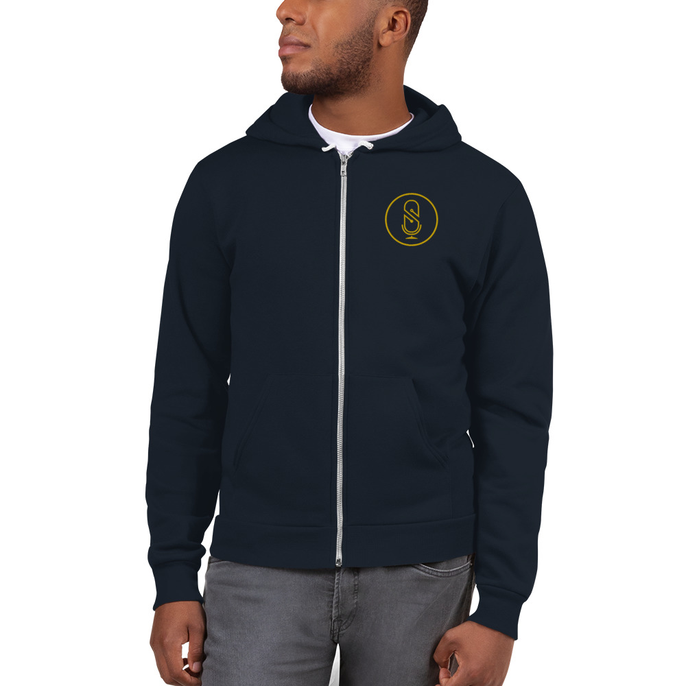 Download Embroidered Hoodie Zip-Up - SquadCast.fm 🎙️ 🎙️
