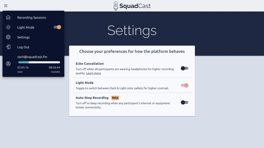 New Settings Page in v3.5